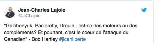 Si Bob Hartley était COACH du CH....Il se DÉBARRASSERAIT des POMMES POURRIES....