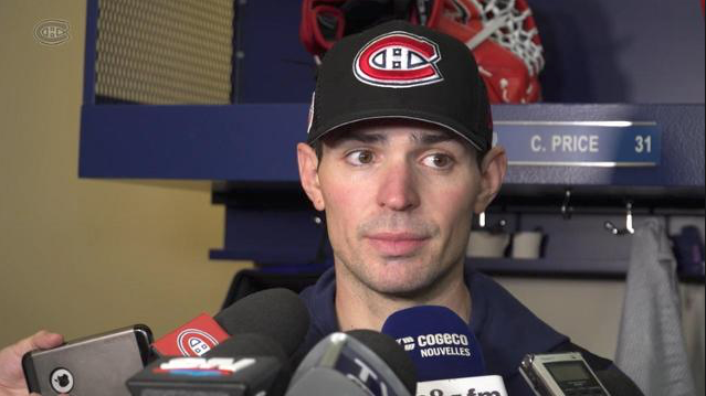 Si Carey Price maintient la cadence, il sera dans les trois...