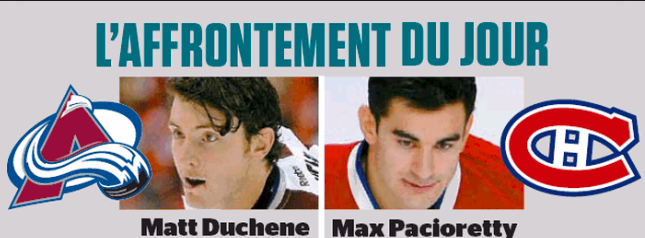 Si Duchene vaut ça...Max Pacioretty va valoir....