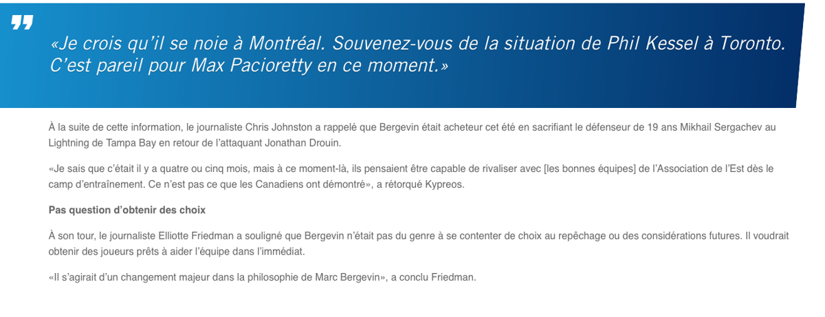 Si Geoff Molson a vraiment décidé de RECONSTRUIRE...il doit nommer Julien Brisebois MAINTENANT...
