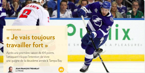 Si Jonathan Drouin..