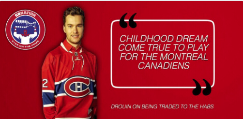 Si Jonathan Drouin accepte moins de CASH pour jouer à Montréal...