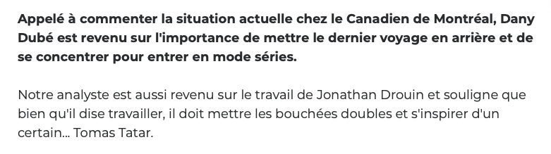 Si Jonathan Drouin avait le COEUR de Tomas Tatar...