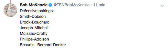 Si Josh Brook est utilisé à gauche au mondial junior...