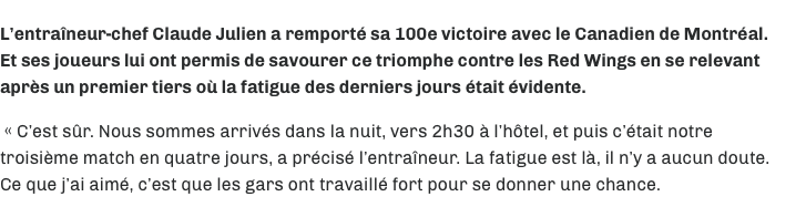 Si le CH fait les séries..