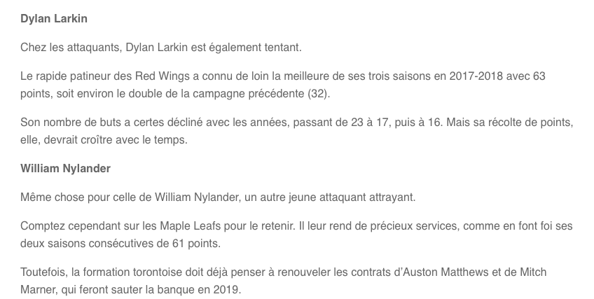  Si L'OFFRE HOSTILE vient dans la tête de Marc Bergevin...