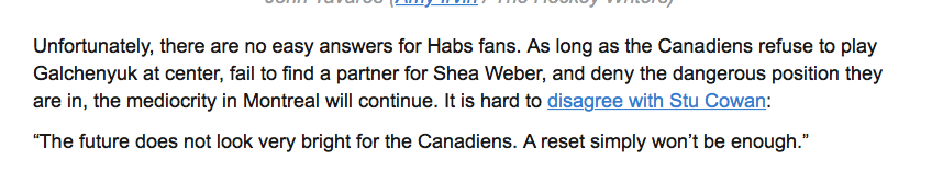 Si Marc Bergevin CHOKE dans le dossier TAVARES.