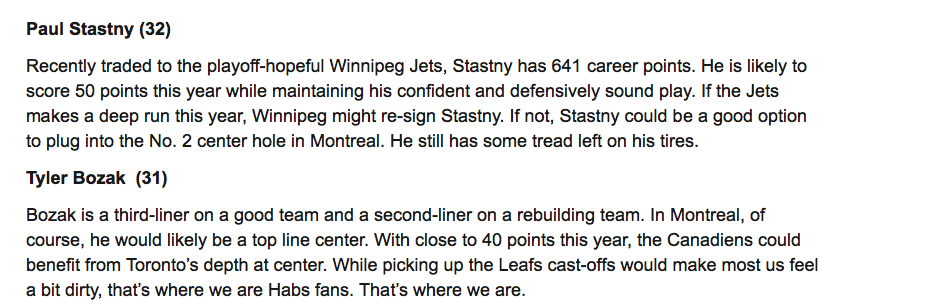 Si Marc Bergevin CHOKE dans le dossier TAVARES.