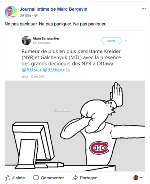  Si Marc Bergevin transige Alex Galchenyuk pour Chris Kreider...