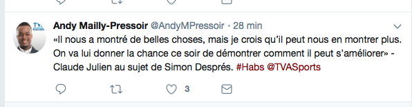 Simon Després est sur la DROGUE FORTE..