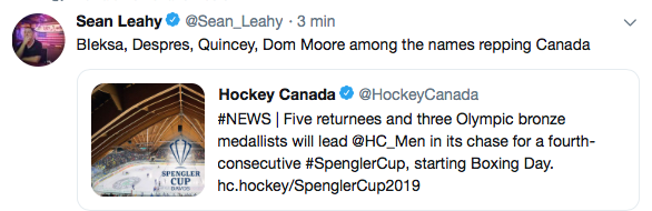 Simon Despres officiellement invité...