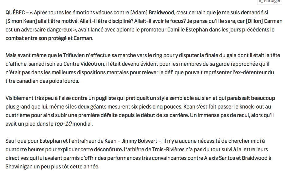 Simon Kean..Le GALCHENYUK de la BOXE?