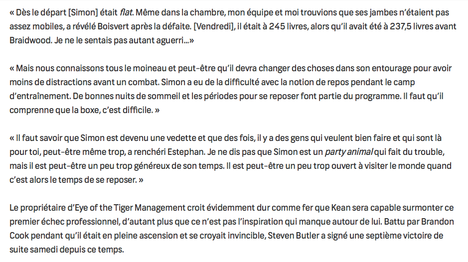 Simon Kean..Le GALCHENYUK de la BOXE?