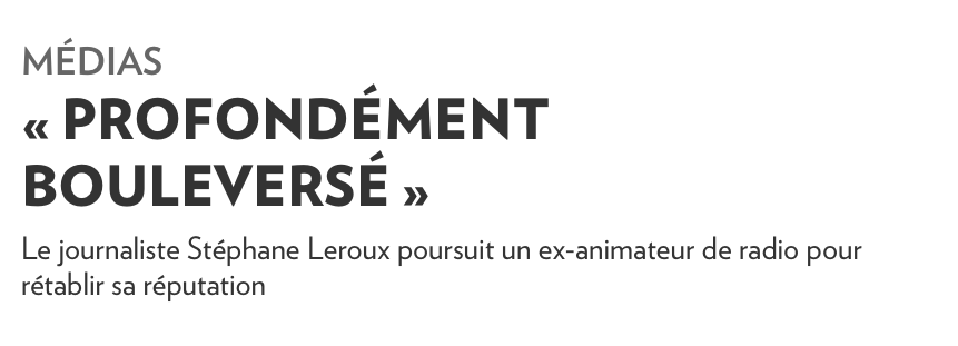 Stéphane Langdeau ne voulait même pas protéger son chum Stéphane Leroux..