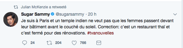 Sugar Sammy RIDICULISE QUEBECOR...