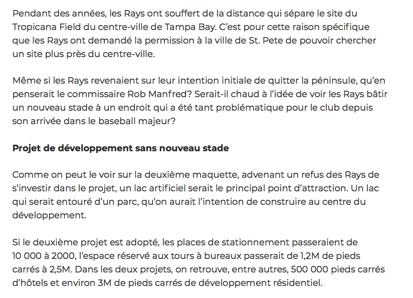 TAMPA BAY va aller de l'avant...