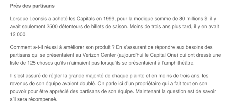 Ted Leonsis a failli MOURIR...et aujourd'hui...