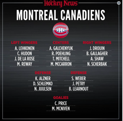 The HOCKEY NEWS nous dit d'oublier une COUPE STANLEY d'ici 2020...mais....