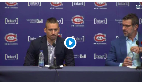 Tomas Plekanec confirme... Que la décision de Marc Bergevin était prise depuis quelques jours?????