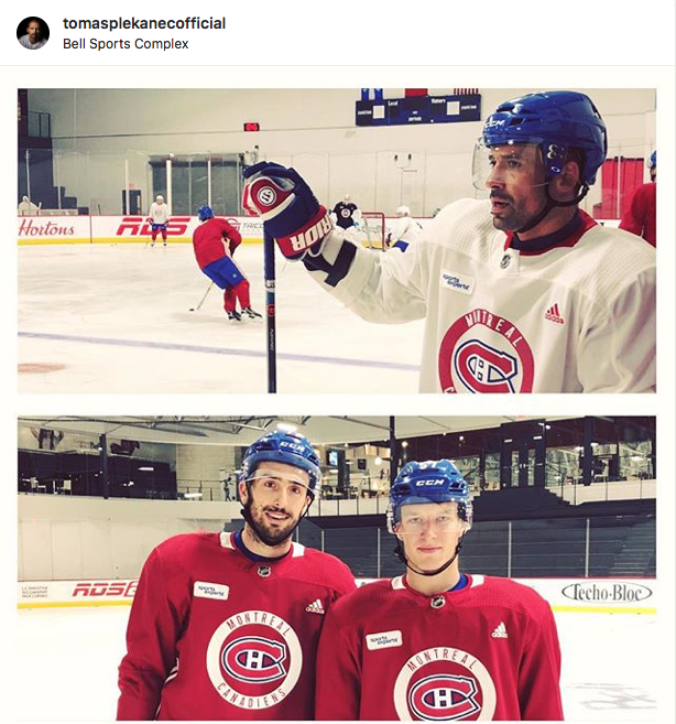 Tomas Plekanec est tout excité...