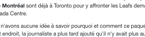 Toronto sous ALERTE TERRORISTE....