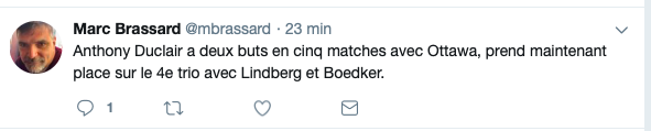 Toujours la même CONNERIE avec Anthony Duclair...