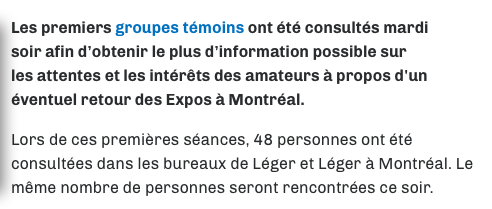 Tout ce que vous devez savoir sur le retour des Expos...