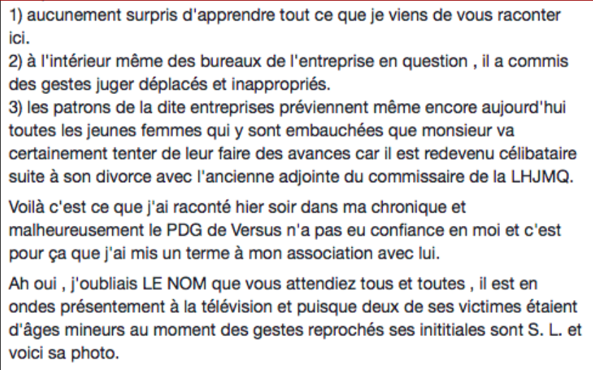 Tout le monde en parle a essayé d'avoir Stéphane Leroux...