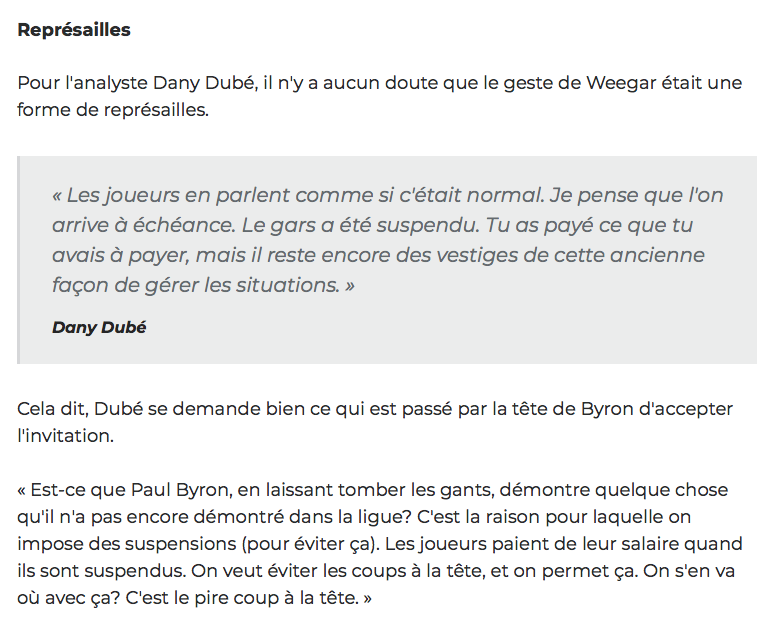 Tout le monde ne parlait que d'une chose dans le vestiaire du CH...