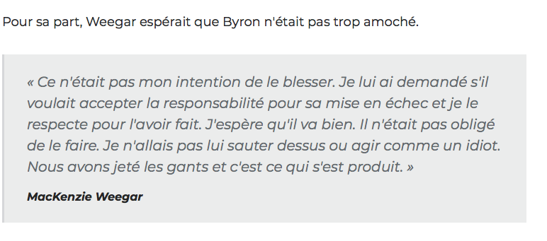 Tout le monde ne parlait que d'une chose dans le vestiaire du CH...