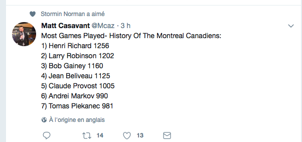 Tout le monde rit de Tomas Plekanec..