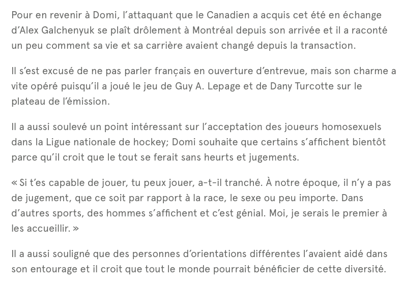 Tout le Québec... Est en AMOUR avec Max Domi.....
