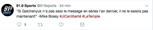 Tout le Québec est rendu HATER du CH...