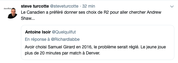 Trevor Timmins ne le pardonnera JAMAIS à Marc Bergevin...