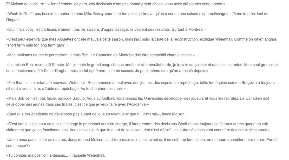 TVA Sports RIDICULISE les 3 PROPRIOS PERDANTS de Montréal...