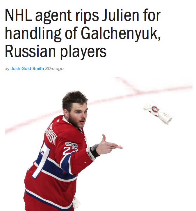 Un agent de la LNH traite Claude Julien de RACISTE!!!!!!!