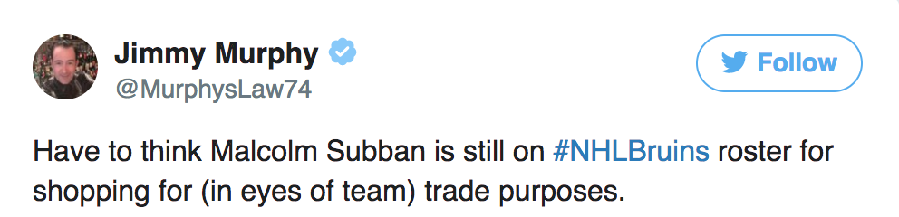 Un des FLOP Subban est sur le marché...