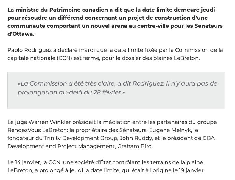 Un DOSSIER tellement IMPORTANT pour les Nordiques de Québec...