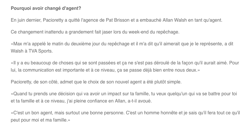 Un peu plus..Et PATCH nous disait que Pat Brisson était un MALHONNÊTE HOMME..