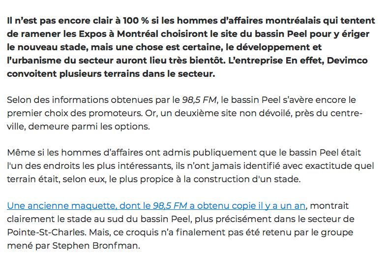 Un signe que les Expos...ça va CHOKER?