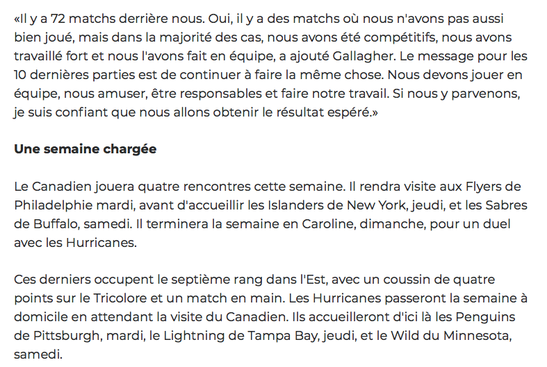 Une équipe de PERDANTS qui tente de se convaincre....
