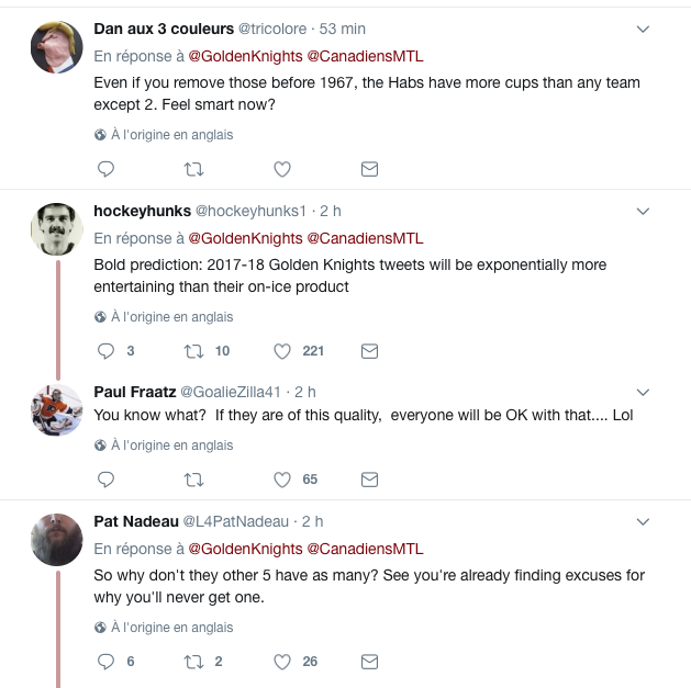 Vegas est allé trop LOIN en attaquant le CH?