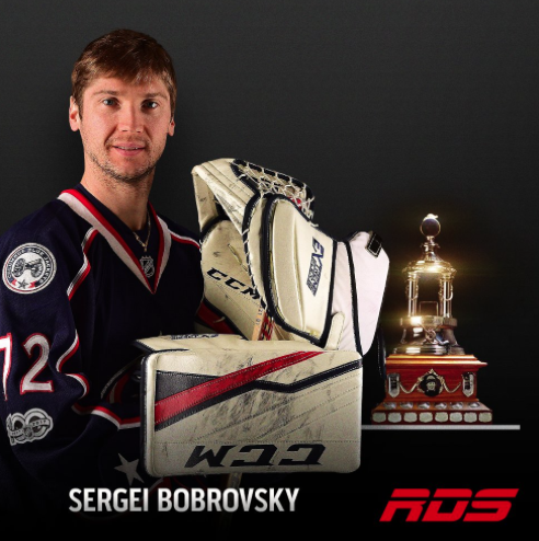 VÉZINA pour Sergei Bobrovsky...ALIAS le CHOKEUX de SÉRIES...