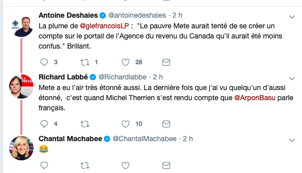 Victor Mete RIDICULISÉ par les journalistes québécois...