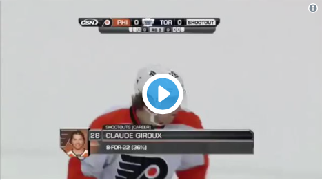 Vidéo:  Claude Giroux est peut-être un SAOULON...mais...