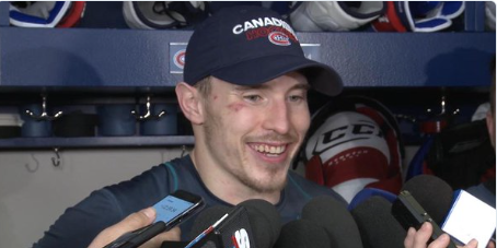 Vidéo:  Comment Brendan Gallagher peut-il se permettre...de rire...