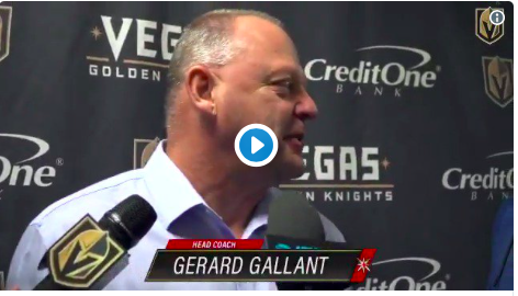 Vidéo: Gerard Gallant qui complimente PATCH après son match ATROCE...HAHA!!!