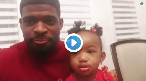 Vidéo:  La famille de PK Subban...vous souhaite un JOYEUX NOËL!!!!!!