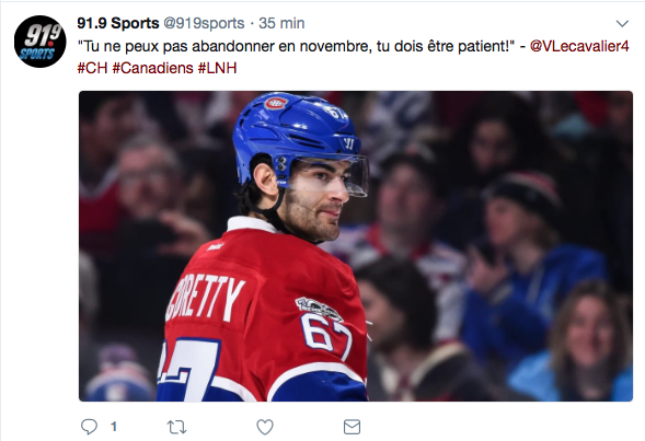 Vincent Lecavalier ne veut rien savoir d'une RECONSTRUCTION...HAHA!!!!