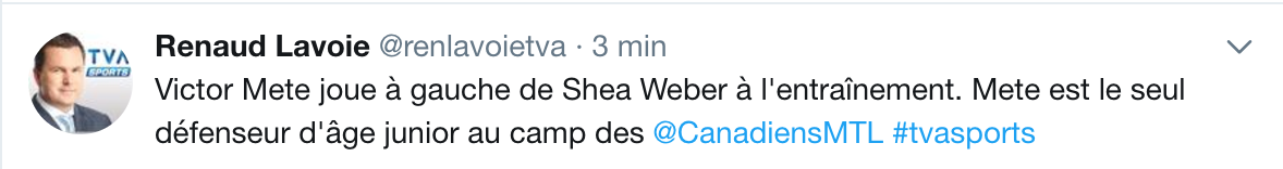 Voilà pourquoi certain parle de Mete avec Weber...